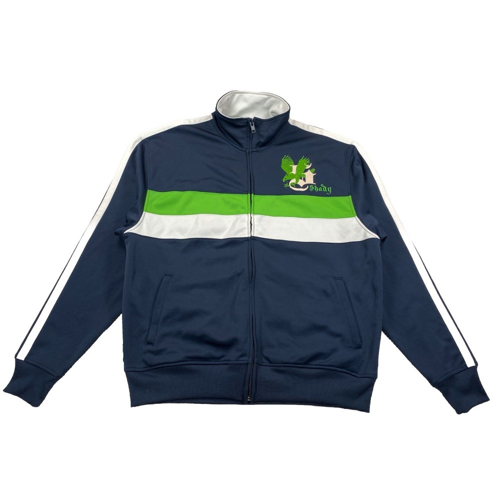 Shady LTD 8 Mile Limited Edition Track Jacket Full Zip Navy Blue Men's Medium